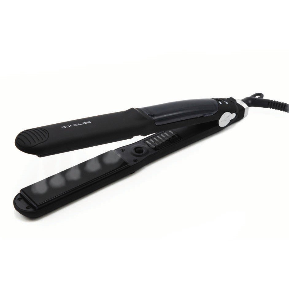 Plancha de vapor C-Steam + Keratin Elixr 250 ml Corioliss