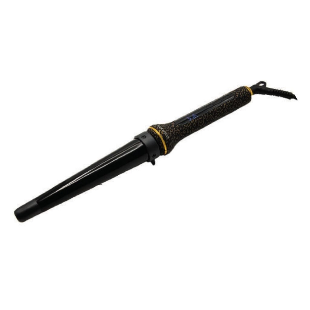 Rizador Glamour Wand Gold Leopard Soft Touch Digital Corioliss