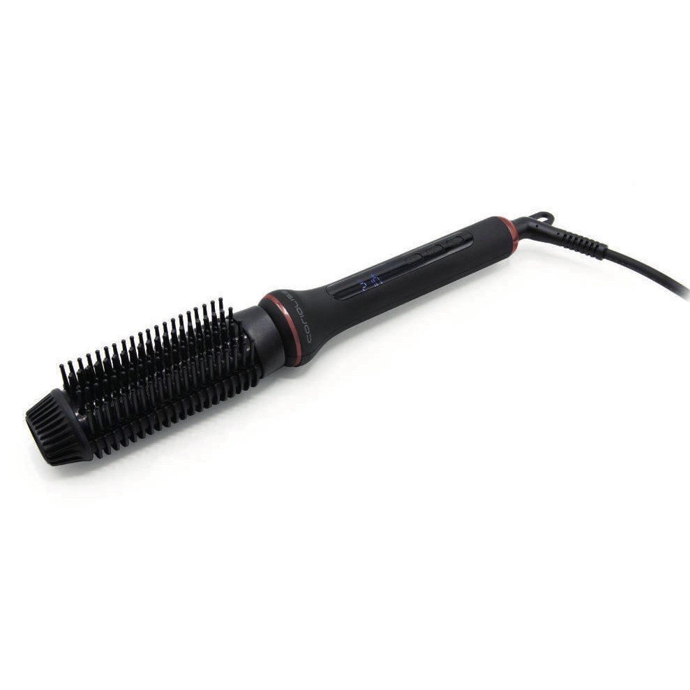 Cepillo eléctrico Hot Brush Black Soft Touch Copper Corioliss