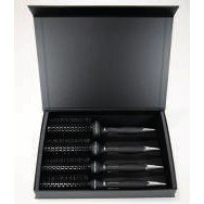 Kit de cepillos The Brush Titanium Black Green Kit 4 Corioliss